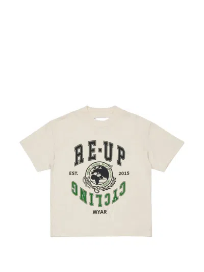 Myar Kids' Slogan-print T-shirt In Neutral