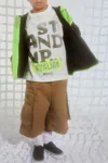 Myar T-shirt In Cotone Deadstock Con Grafica Stand Up In Off White