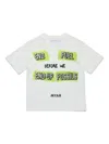 Myar Text-print T-shirt In White