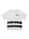 Myar T-shirt In Cotone Deadstock Effetto Tye-die In White