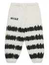 Myar Tie-dye Track Pants In White