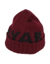 Myar Toddler Boy Hat Burgundy Size 4 Wool, Acrylic In Red