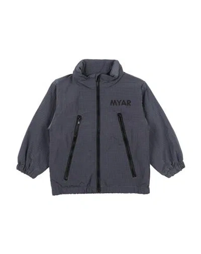 Myar Babies'  Toddler Boy Jacket Grey Size 4 Nylon In Blue