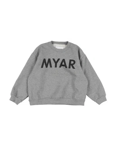 Myar Babies'  Toddler Boy Sweatshirt Grey Size 4 Cotton In Gray