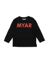 Myar Toddler Boy T-shirt Black Size 6 Cotton In Black