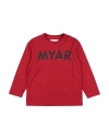 Myar Babies'  Toddler Boy T-shirt Brick Red Size 6 Cotton