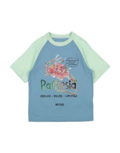 Myar Babies'  Toddler Boy T-shirt Light Blue Size 6 Cotton