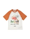 Myar Toddler Boy T-shirt Rust Size 6 Cotton, Linen In Red