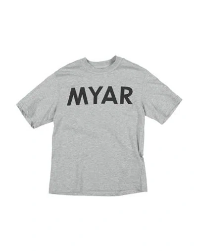Myar Babies'  Toddler Boy T-shirt Grey Size 6 Cotton In Gray
