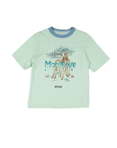 Myar Babies'  Toddler Boy T-shirt Light Green Size 6 Cotton