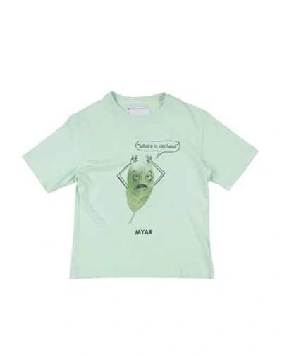 Myar Babies'  Toddler Boy T-shirt Light Green Size 6 Cotton