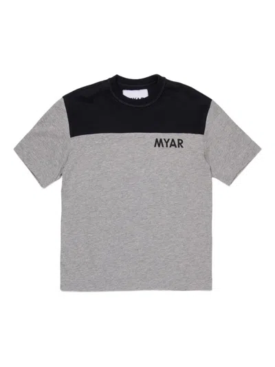 MYAR MYAR TWO-TONE COTTON T-SHIRT