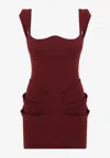 Mybestfriends Catelyn Dress Mini Dress In Brown