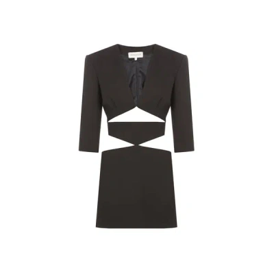 Mybestfriends Lia Mini Dress In Black