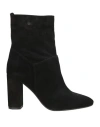 Mychalom Woman Ankle Boots Black Size 11 Leather