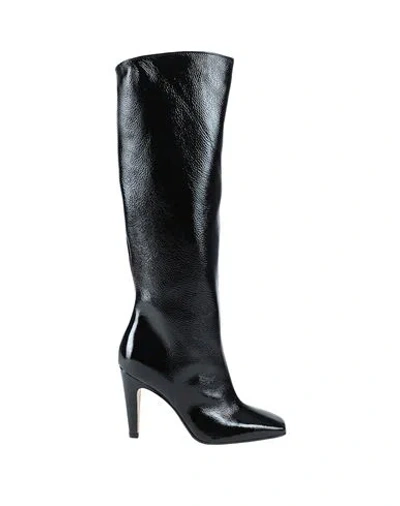 Mychalom Woman Boot Black Size 8 Leather