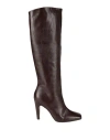 Mychalom Woman Boot Dark Brown Size 7 Leather