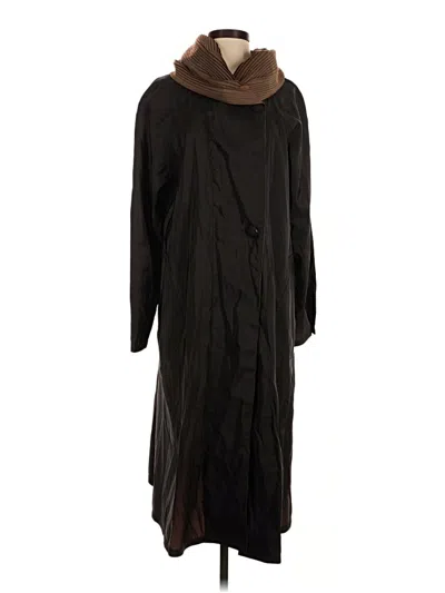 Pre-owned Mycra Pac Coat In Black