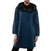 Mycra Pac Donatella Reversible Hooded Raincoat In Black
