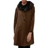 Mycra Pac Donatella Reversible Hooded Raincoat In Brown