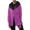 Mycra Pac Mini Donatella Reversible Hooded Raincoat In Purple