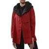 Mycra Pac Mini Donatella Reversible Hooded Raincoat In Red / Black