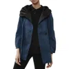 Mycra Pac Mini Donatella Reversible Hooded Raincoat In Sapphire