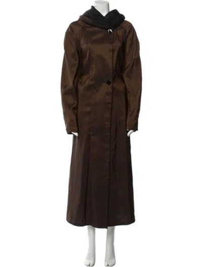 Pre-owned Mycra Pac Nylon Faux Fur Coat In Multi