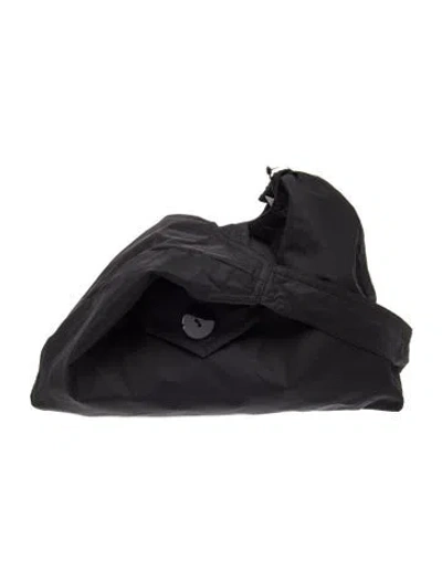 Pre-owned Mycra Pac Nylon Shoulder Bag In Black