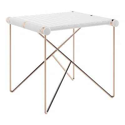 Pre-owned Myface Noa Outdoor Side Table – Gold-plated Stainless Steel