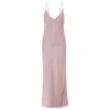 Mykaftan Women's Pink / Purple Slip Dress In Dusty Pink In Pink/purple