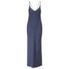 Mykaftan Women's Slip Dress In Space Blue In Blue