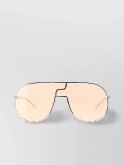 Mykita 12.1 Pilot Sunglasses With Metal Frame In Yellow