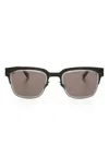 Mykita 793 Square-frame Sunglasses In Black