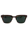 Mykita A78 Dark Brown/striped Brown Polarized Pro Green 15 Acetate Sunglasses