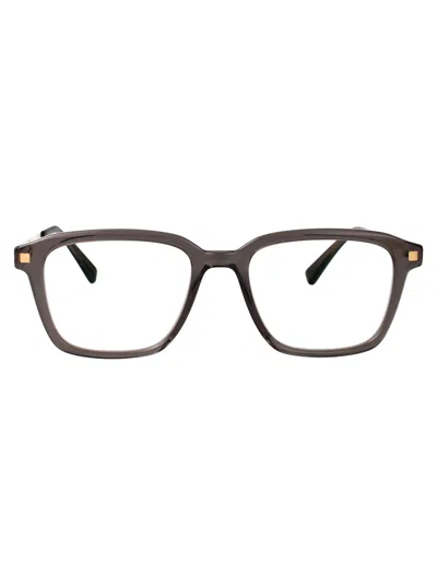 Mykita C161 Clear Ash/champagne Gold Acetate Glasses In Black
