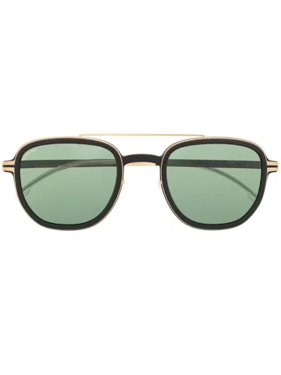 Mykita Alder Pilot-frame Sunglasses In _pitch Black