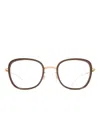 Mykita Alin Round-frame Glasses In Brown
