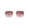 Mykita Alister291 Champagne Gold In Purple