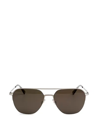 Mykita Amos Browline Sunglasses In Burgundy