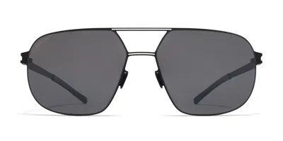 Mykita Angus Polarized 363 Men's Sunglasses Black Size 56 In Multi