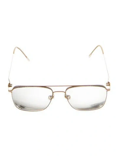 Pre-owned Mykita Aviator Eyeglasses In Gold