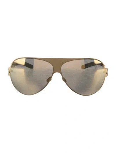 Pre-owned Mykita Aviator Mirrored Sunglasses