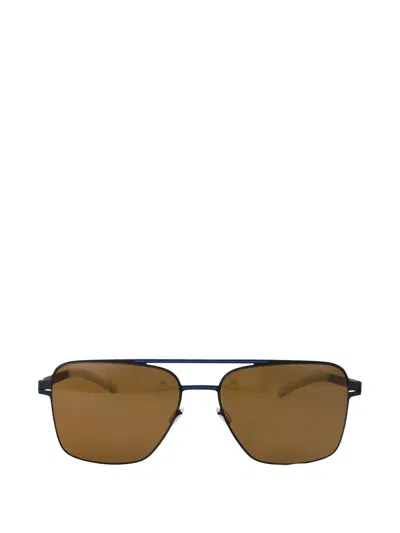 Mykita Bernie Navigator-frame Sunglasses In Brown