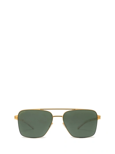 Mykita Bernie Sun Gold/black Sunglasses