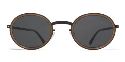 Mykita Berthold 726 Women's Sunglasses Brown Size 47 In Black