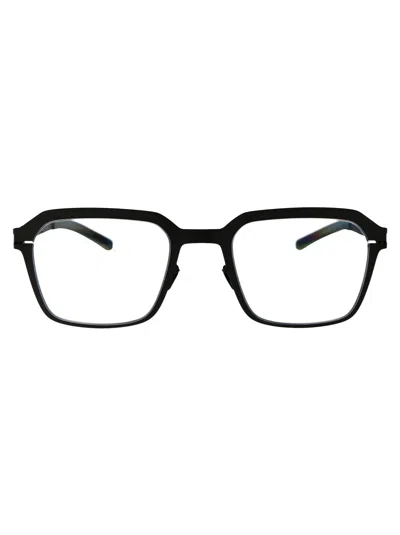 Mykita Black Clear Steel Glasses