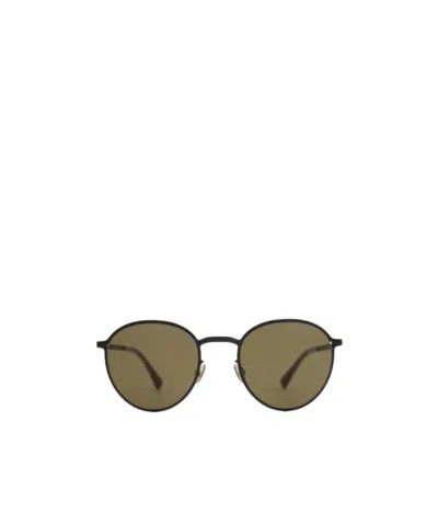 Mykita Black Logo Sunglasses In Brown