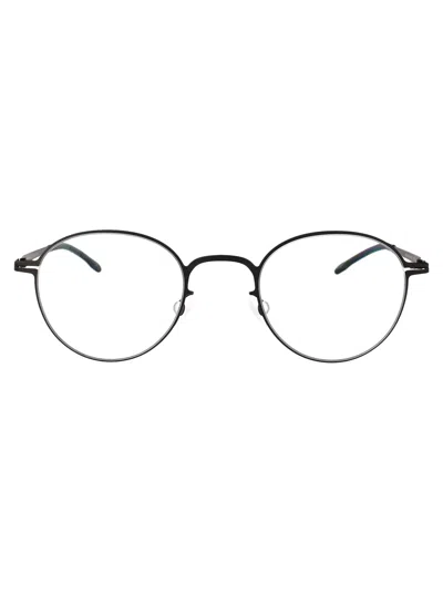 Mykita Black Steel Glasses In Brown