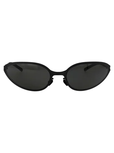 MYKITA MYKITA BLACK STEEL SUNGLASSES